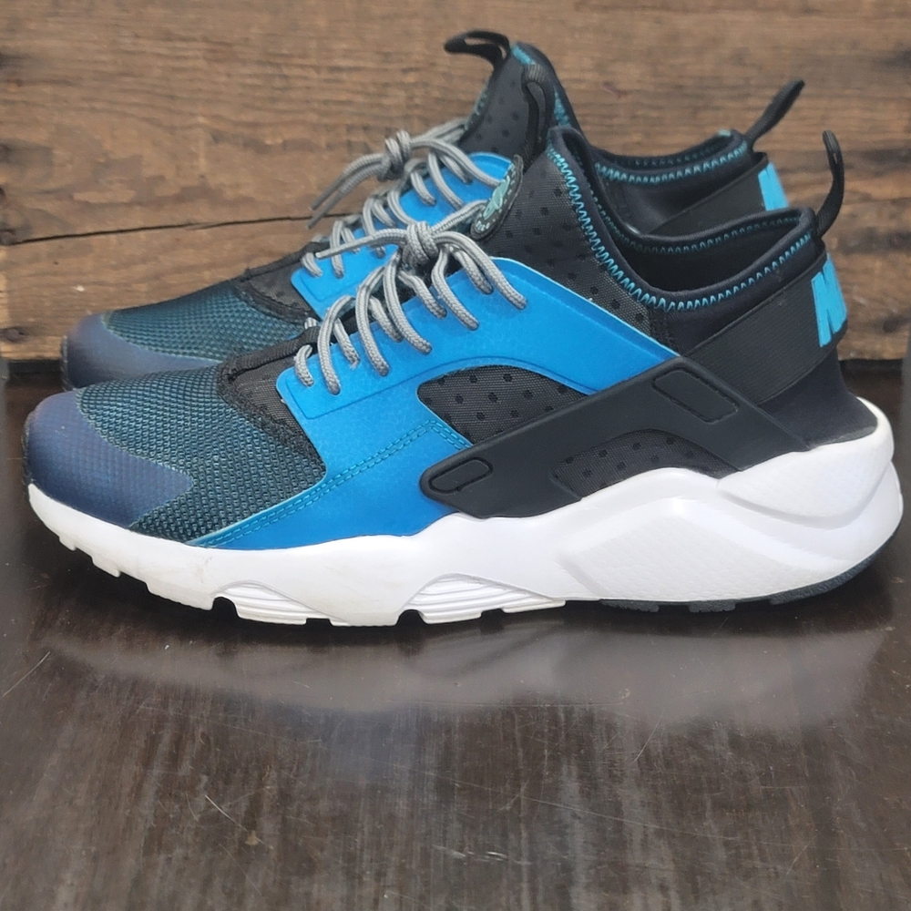NIKE HAURACHE ULTRA " BLUE LAGOON" Mens 10.5 Like New Fast Shipper - Picture 5 of 13